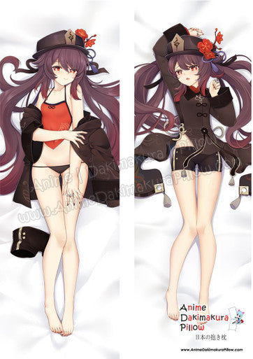 ADP Hu Tao - Genshin Impact Dakimakura Body Pillow Cover ADP21012A