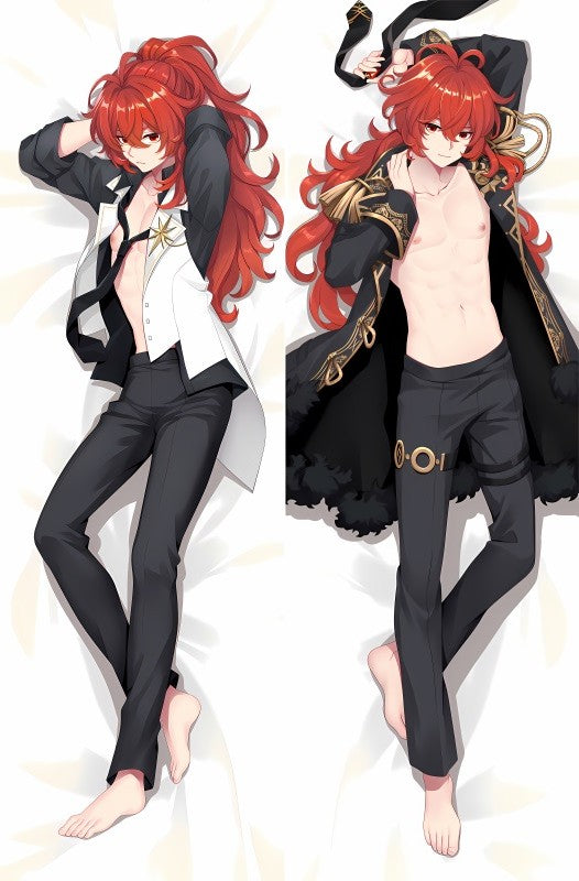 PM Diluc - Genshin Impact Anime Body Pillow Cover  -PC-21050-1