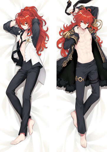 ADP Diluc - Genshin Impact Dakimakura Body Pillow Cover ADP-PC-21050-2