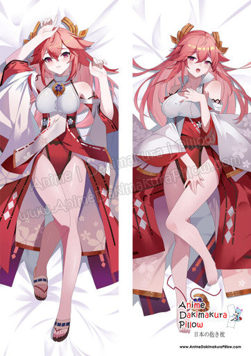 ADP Yae Miko - Genshin Impact Dakimakura Body Pillow Cover ADP-PC-21839