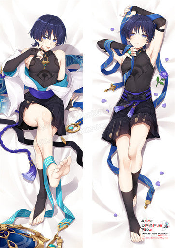 ADP Scaramouche - Genshin Impact Dakimakura Body Pillow Cover ADP-PC-22068-1