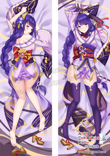 ADP Raiden Shogun - Genshin Impact Dakimakura Body Pillow Cover ADP-PC-22365