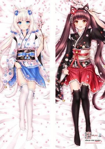 ADP Chocola and Vanilla - Nekopara Dakimakura Body Pillow Cover ADP-PC-23438
