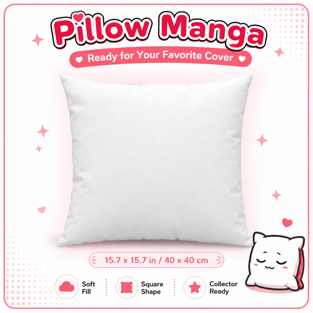 New Comfortable Square Plain White Inner Pillow 15.7 x 15.7 IN