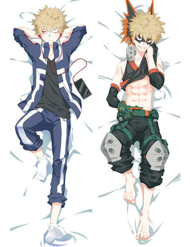 Katsuki Bakugo ¡V Boku no Hero Academia Male Anime Dakimakura Japanese Hugging Body Pillow Cover ADP711047