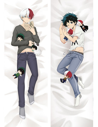 Shouto Todoroki and izuku Midoriya – Boku no Hero Academia Male Anime Dakimakura Japanese Hugging Body Pillow Cover ADP712002