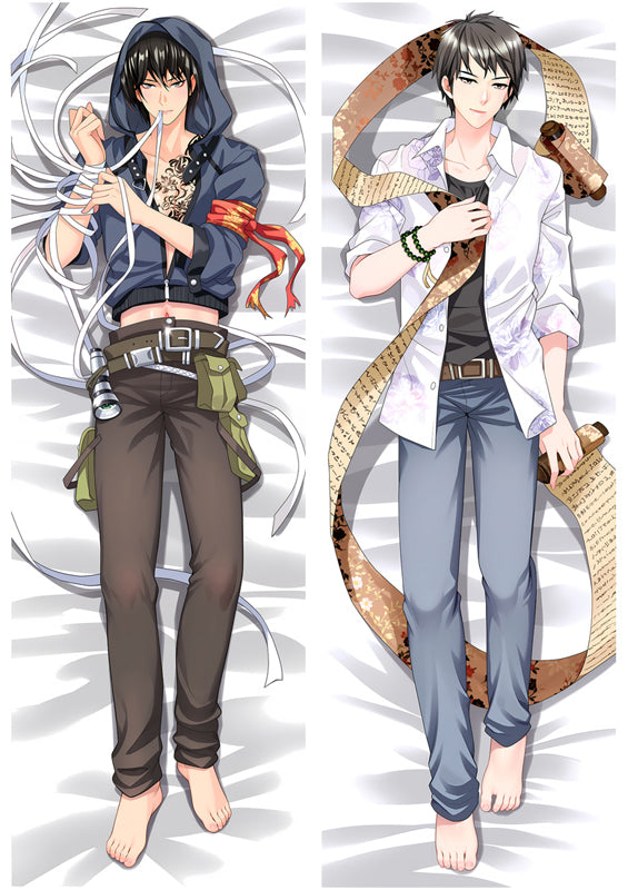 PM New Wu Xie & Zhang Qiling - Daomu Anime Japanese Hugging Body Pillow Cover 781005