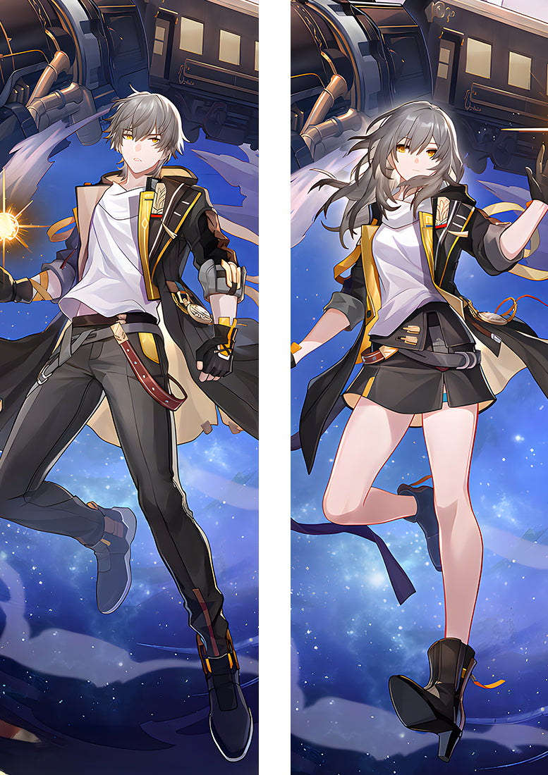 PM Caelus X Stelle - Honkai Star Rail Dakimakura Body Pillow Cover ADP-TBPC-0014