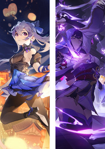 ADP Keqing X Raiden Genshin Impact Dakimakura Body Pillow Cover ADP-TBPC-0010