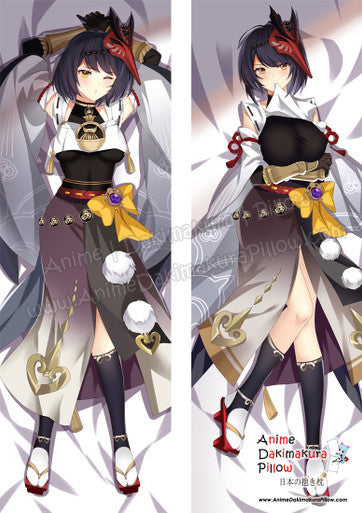 ADP Kujou Sara - Genshin Impact Dakimakura Body Pillow Cover ADP-PC-211108