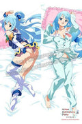 Aqua - Konosuba Anime Dakimakura Japanese Hugging Body Pillow Cover H3376