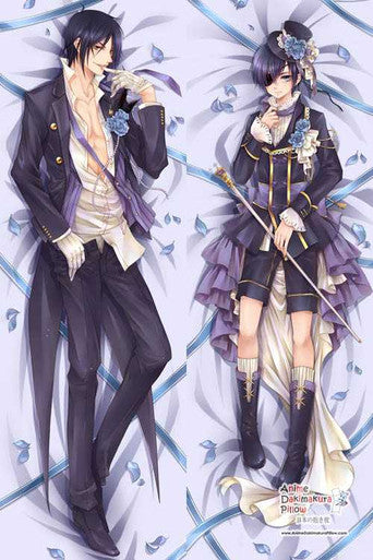 Black Butler Dakimakura Body Pillow Cover H2769