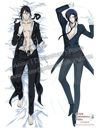 Black Butler Kuroshitsuji Male Anime Dakimakura Japanese Hugging Body Pillow Cover ADP-71009