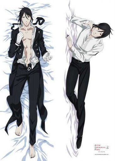 Black Butler Sebastian Michaelis Male Dakimakura Body Pillow Cover MGF015