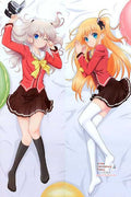 Charlotte Nao Tomori and Yusa Nishimori Anime Dakimakura Japanese Hugging Body Pillow Cover H3038