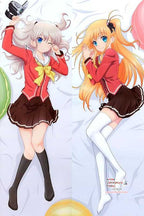 Charlotte Nao Tomori and Yusa Nishimori Anime Dakimakura Japanese Hugging Body Pillow Cover H3038