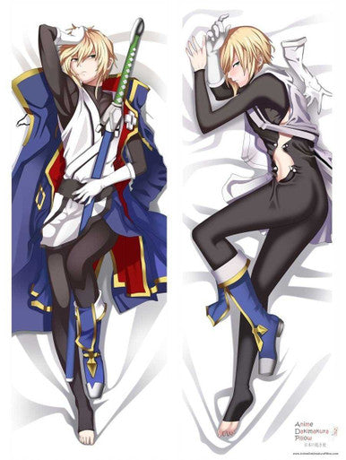 Jin Kisaragi - BlazBlue "Male" Dakimakura Body Pillow Cover ContestFiftySeven 3