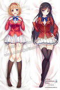 Kikyou Kushida and Suzune Horikita - Classroom of the Elite Anime Dakimakura Japanese Hugging Body Pillow Cover H3619-D H3616-B