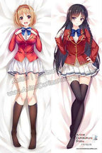 Kikyou Kushida and Suzune Horikita - Classroom of the Elite Anime Dakimakura Japanese Hugging Body Pillow Cover H3619-D H3616-B
