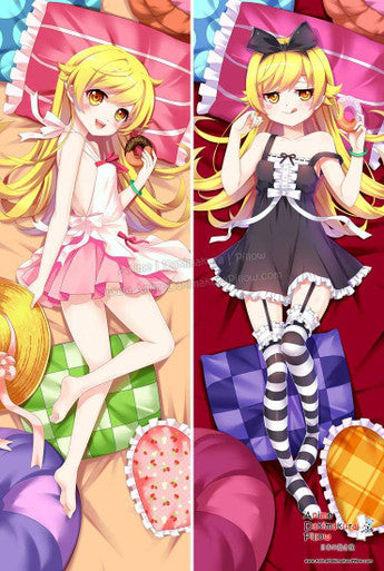 Oshino Shinobu - Bakemonogatari Anime Dakimakura Japanese Hugging Body Pillow Cover ADP-512001