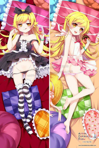Oshino Shinobu - Bakemonogatari Anime Dakimakura Japanese Hugging Body Pillow Cover ADP-512002