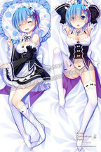 Rem - Re Zero Anime Dakimakura Japanese Hugging Body Pillow Cover H3342