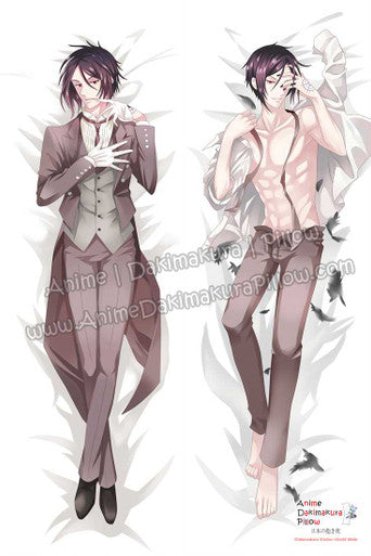 Sebastian Michaelis - Kuroshitsuji Black Butler Male Anime Dakimakura Japanese Hugging Body Pillow Cover ADP-62037
