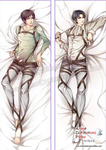 ADP Eren Yeager & Levi Ackerman - Attack on Titan Dakimakura Body Pillow Cover YCDS034
