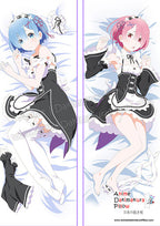 ADP Ram _ Rem - Rezero Dakimakura Body Pillow Cover YCDS365