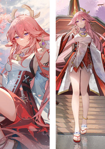 ADP Yae Miko - Genshin Impact Dakimakura Body Pillow Cover ADP-TBPC-0001