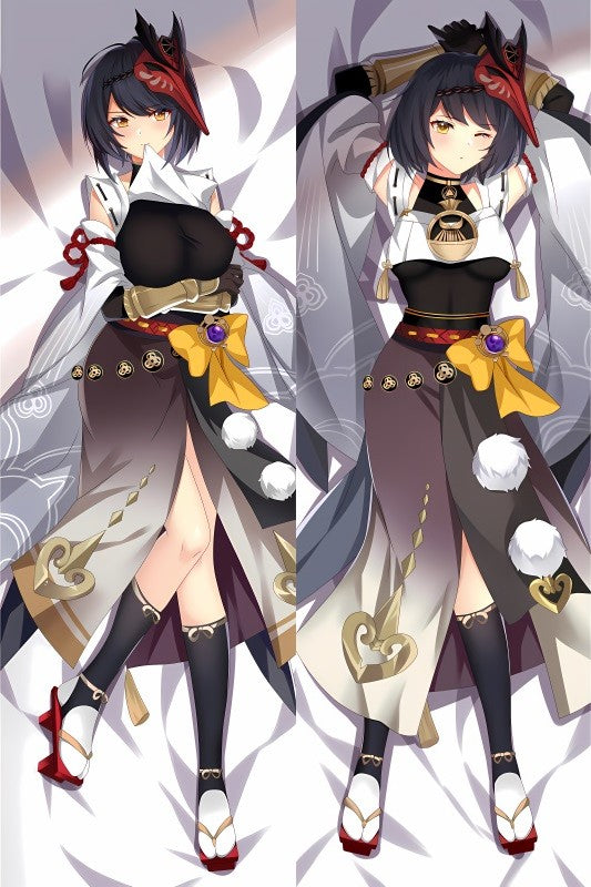 PM Kujou Sara - Genshin Impact Anime Body Pillow Cover  -PC-211108