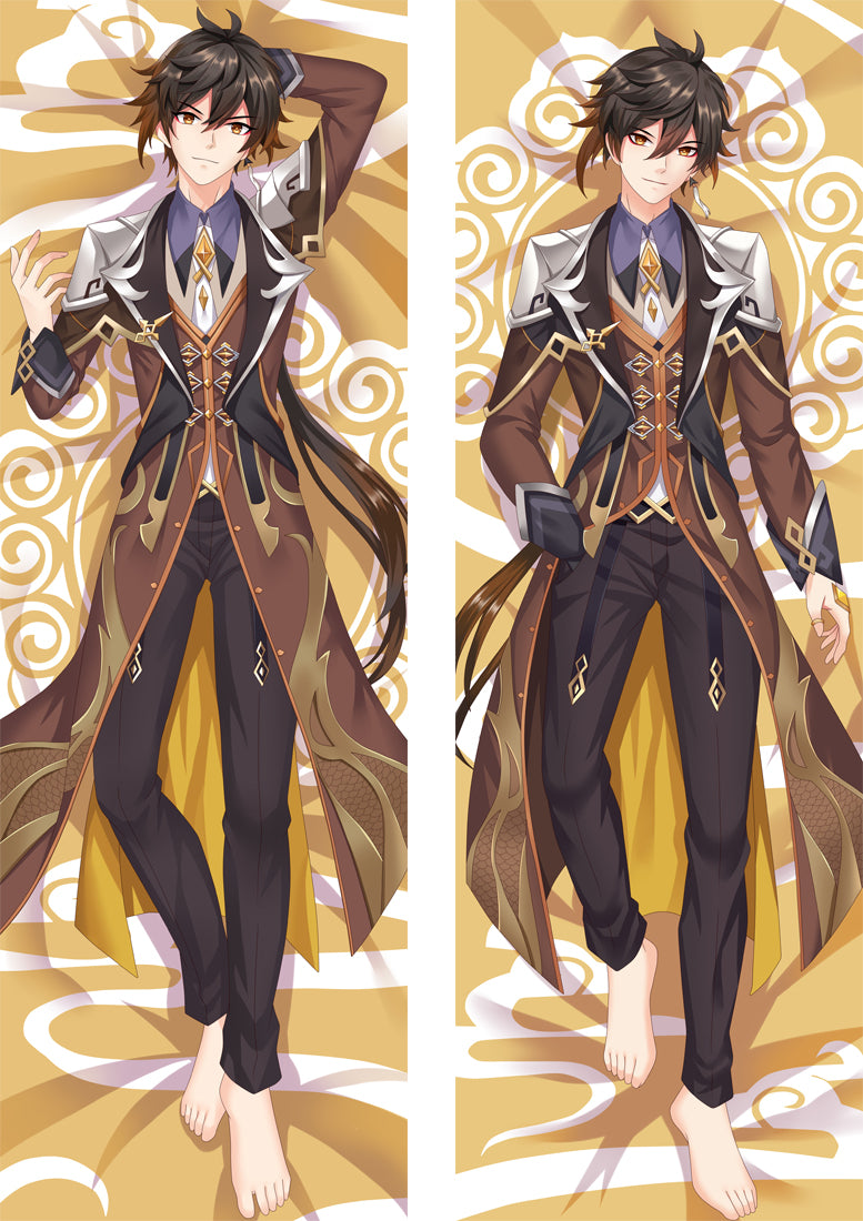 PM Zhongli - Genshin Impact Anime Body Pillow Cover  -PC-22418