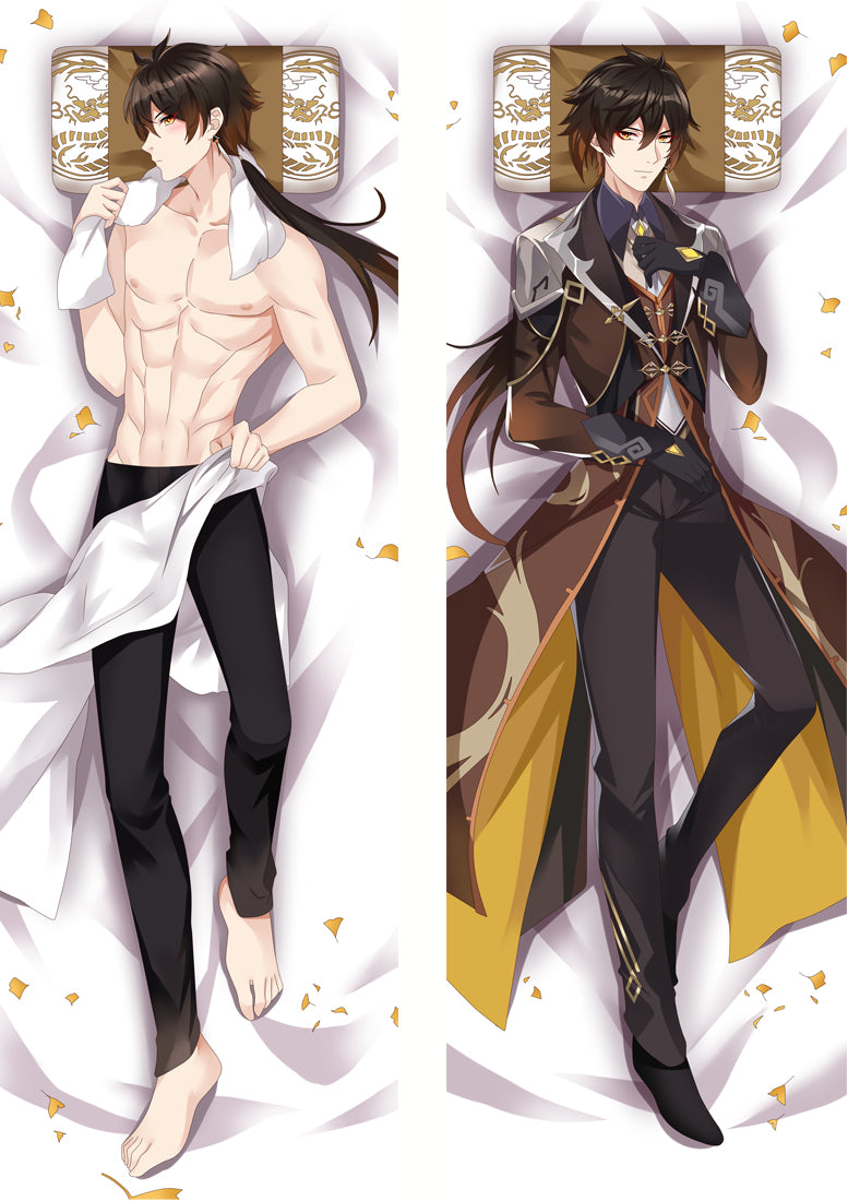 PM Zhongli - Genshin Impact Anime Body Pillow Cover  21439