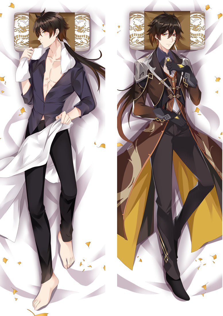 PM Zhongli - Genshin Impact Anime Body Pillow Cover  21440
