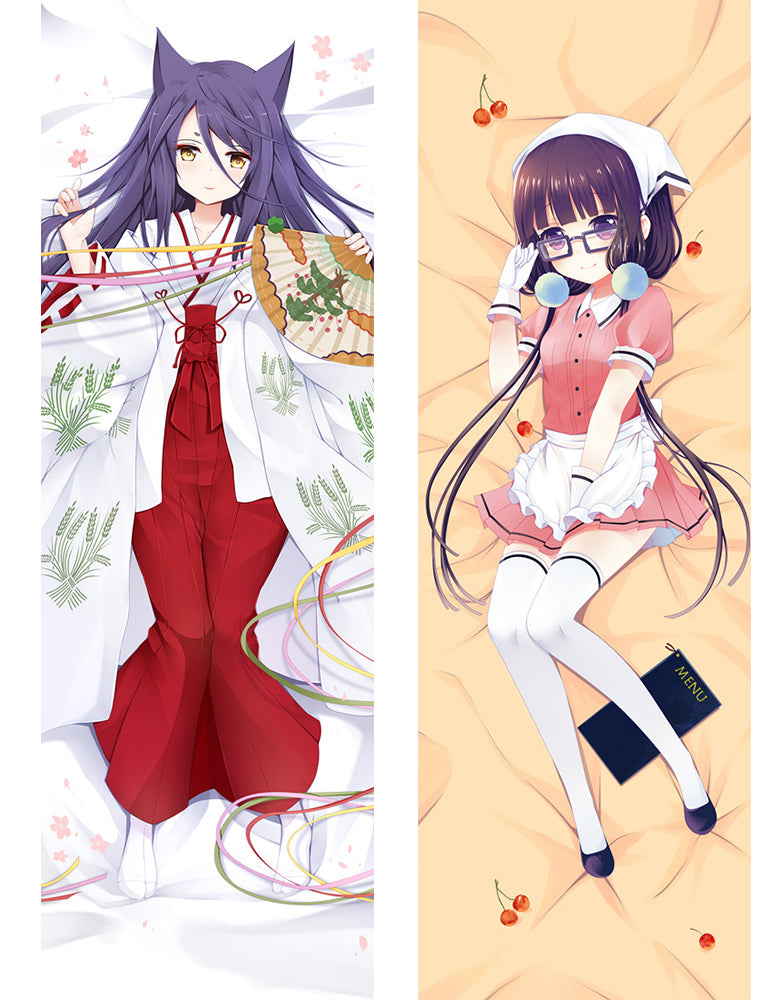 Satsuki Konohana - Kitan and Maika Sakuranomiya - Blend - Anime Anime Body Pillow Cover Japanese Body Pillow Cover Cover 17111-B 17108-B