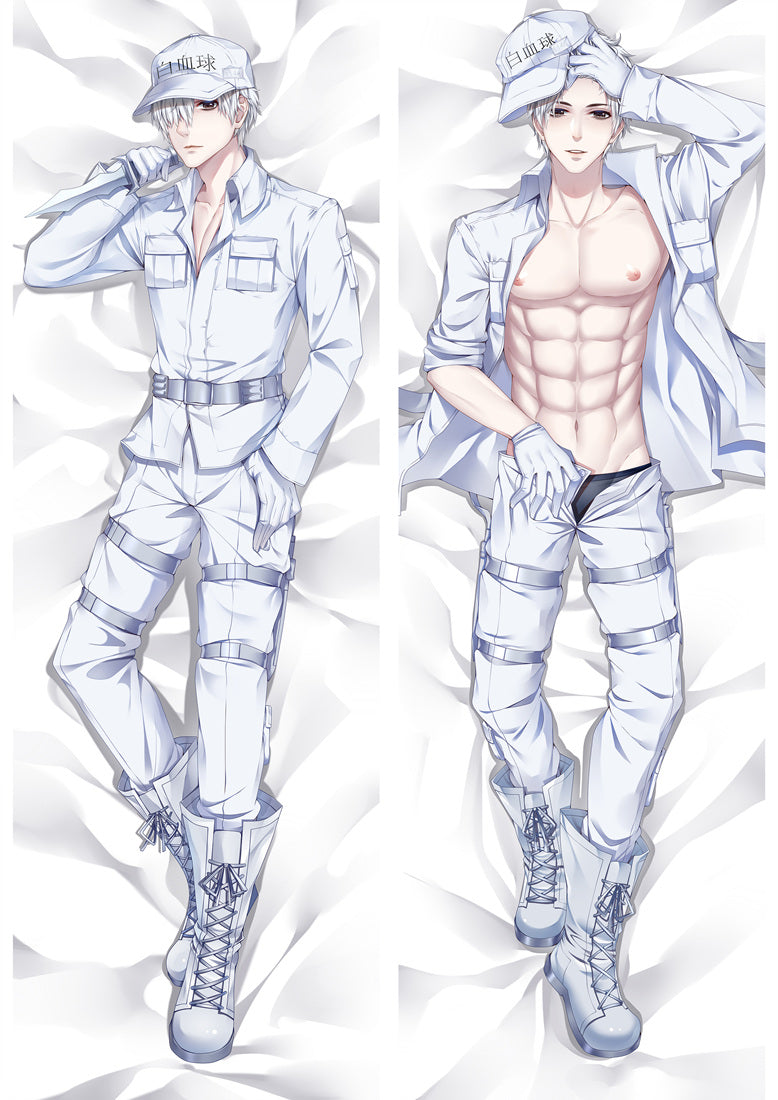 White Blood Cell ¡V Cells at Work! Male Anime Anime Body Pillow Cover Japanese Body Pillow Cover Cover 18097