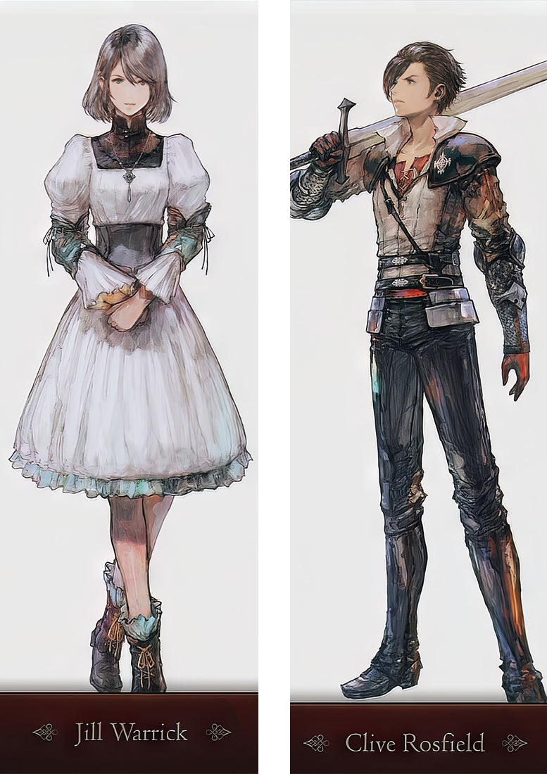 PM Clive X Jill Warrick - Final Fantasy XVI Anime Body Pillow Cover  -GM-PC150-FF16 - 4