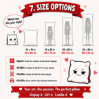 Custom Made Anime Body Pillow Cover Pillow Cover: Your Dream Waifu / Husbando!