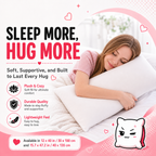New Super Comfort Inner Pillow - 12 x 40 / 15.7 x 47.2 IN Japanese Body Pillow