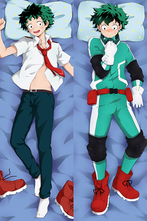Izuku Midoriya Deku - My Hero Academia Male Anime Japanese Body Pillow Cover H3699