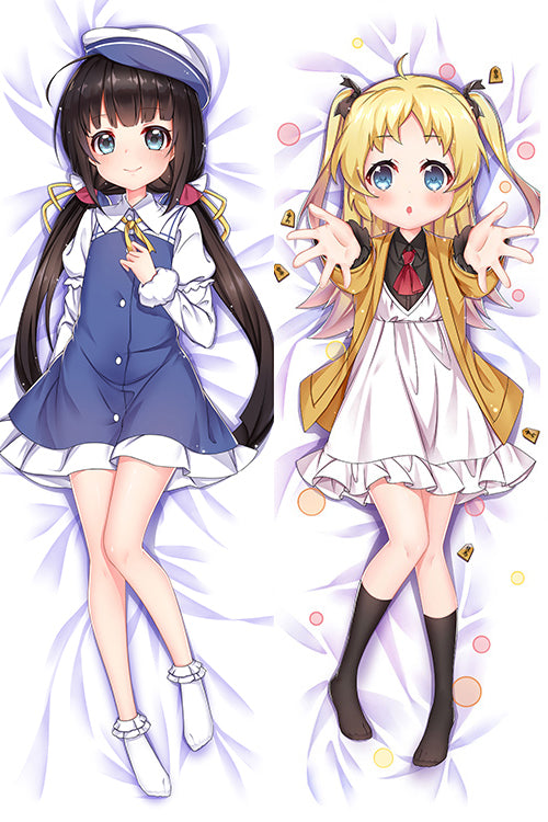 Hinatsuru and Charlotte d_Izoard ¡V Ryuuou no Oshigoto! Anime Anime Body Pillow Cover Japanese Body Pillow Cover Cover H3729-B H3730-B