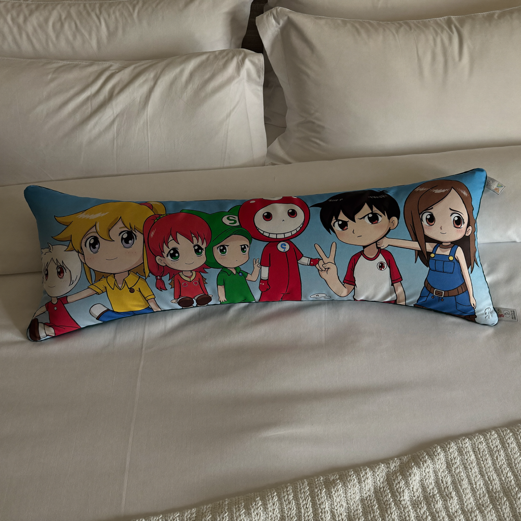 Nightingale Bureau body pillow on bed