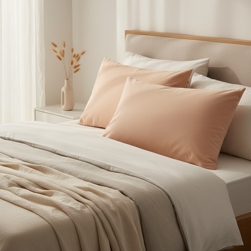 Peach Skin Pillow Cover