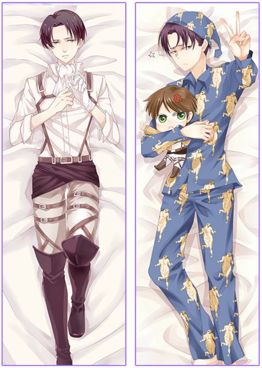PM Levi Ackerman - Attack on Titan Anime Body Pillow Cover  YCDS029
